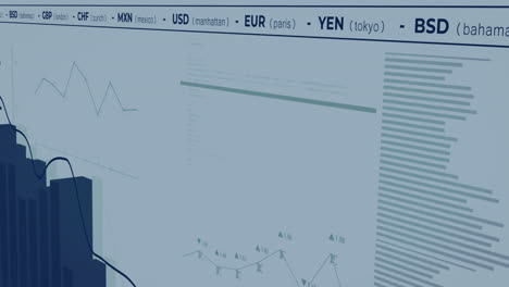 Animation-Der-Statistischen-Und-Finanziellen-Datenverarbeitung-Vor-Weißem-Hintergrund