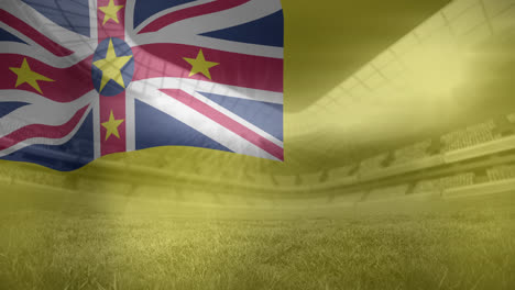 Animation-of-flag-of-niue-over-sports-stadium
