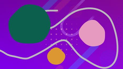Animation-Eines-Abstrakten-Musters-Auf-Violettem-Hintergrund
