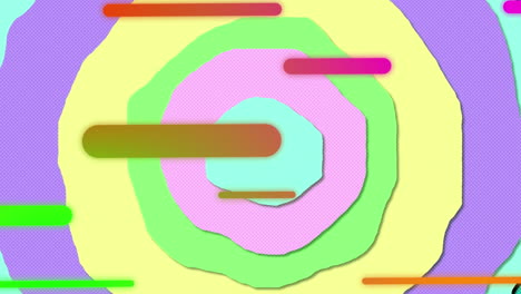Animation-Von-Farbverlaufslinien-Und-Abstrakten,-Farbenfrohen-Pastellformen-In-Einem-Nahtlosen-Muster