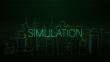 Animación-De-Texto-De-Simulación-Sobre-Ciudad-Digital