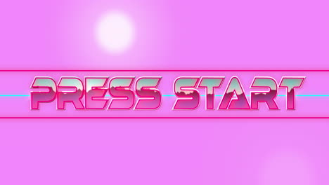 Animation-of-challenge-accepted-text-over-neon-banner-against-spots-of-light-on-pink-background