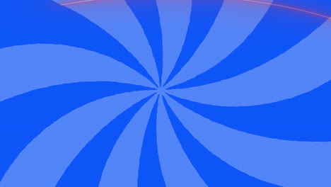 Animation-of-blue-stripes-spinning-on-seamless-loop