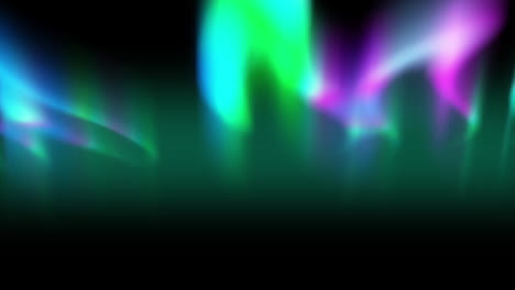 Animation-of-aurora-borealis-over-dark-background