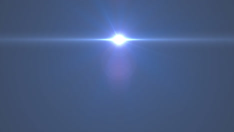 Digital-animation-of-blue-spot-of-light-against-copy-space-on-blue-background
