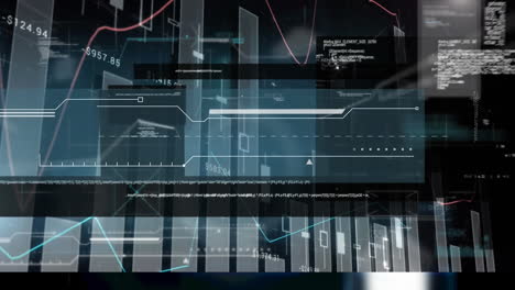 Animation-Der-Schnittstelle-Zur-Statistischen-Datenverarbeitung-Vor-Schwarzem-Hintergrund
