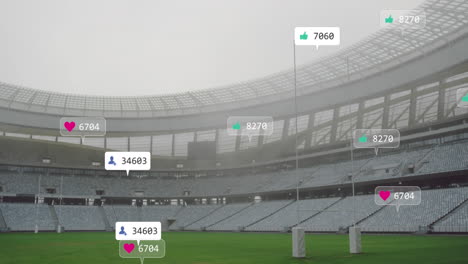 Animation-of-changing-numbers-and-icons-in-notification-bars-over-empty-stadium