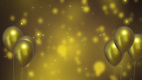 Animation-of-gold-over-gold-background