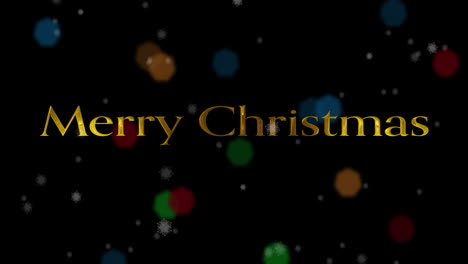Animation-of-merry-christmas-text-over-spots-of-light-on-black-background