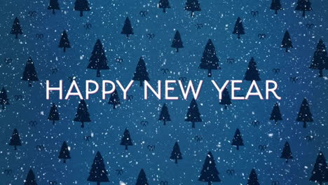 Animation-Eines-Guten-Rutsch-Ins-Neue-Jahr-Textes-über-Fallendem-Schnee-Auf-Blauem-Hintergrund
