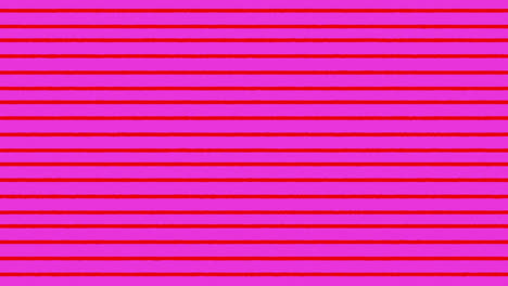 Animation-of-looping-red-lines-moving-against-pink-background