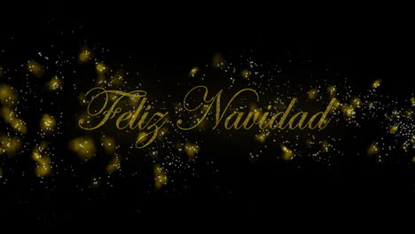 Animation-of-abstract-patterns-and-feliz-navidad-text-over-black-background