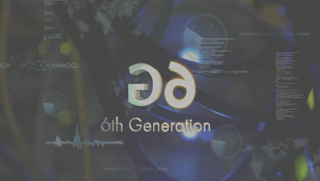 Animación-De-Texto-6g-Y-6ta-Generación-Con-Lenguaje-Informático-Sobre-Sistema-De-Servidor-De-Datos