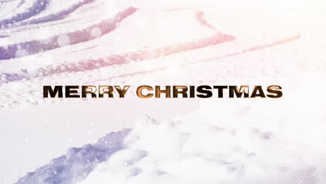 Animation-of-merry-christmas-text-over-snow-background