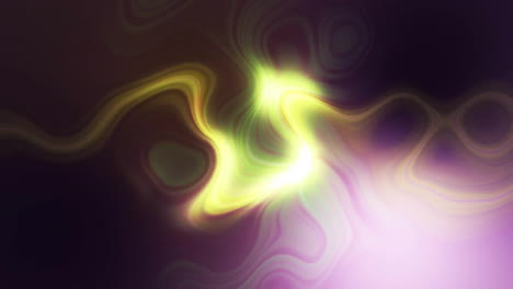 Animation-of-illuminated-wave-pattern-over-black-background
