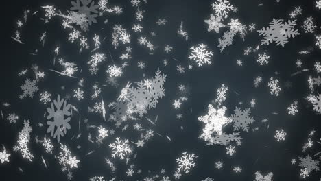 Animation-of-snow-falling-over-blue-background