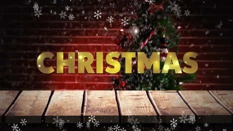 Animation-of-christmas-text-over-christmas-tree-background