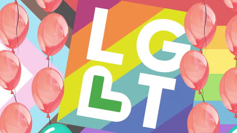 Animation-Von-LGBT-Text-Und-Luftballons-Auf-Dem-Hintergrund-Der-Pride-Flagge