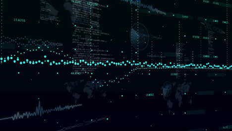 Animation-of-statistics-and-data-processing-over-dark-background