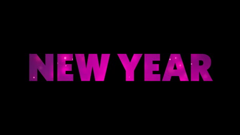 Animation-Von-Texten-Zum-Thema-„Frohes-Neues-Jahr“-Und-Feuerwerk-Auf-Schwarzem-Hintergrund