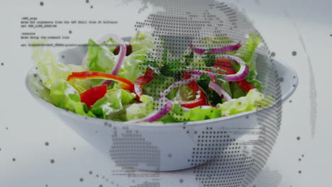 Animation-of-data-processing-over-salad