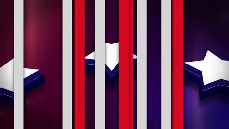 Animation-Von-Streifen-Und-Sternen,-Gefärbt-Mit-Der-Flagge-Der-USA