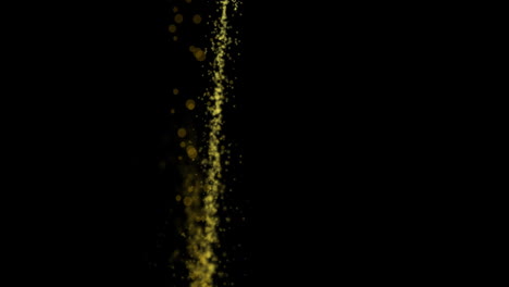 Animation-Eines-Leuchtend-Gelben-Lichtversuchs-Mit-Kopierraum-Auf-Schwarzem-Hintergrund