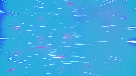 Animation-Von-Lichtspuren,-Die-Sich-Auf-Blauem-Hintergrund-Bewegen