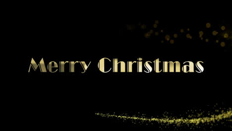 Animation-of-merry-christmas-text-and-light-trail-on-black-background