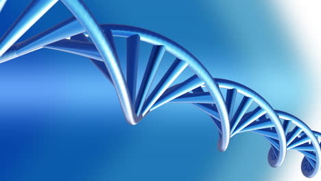 Animation-of-dna-strand-spinning-over-blue-background