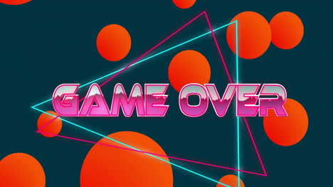 Animation-of-game-over-text-over-red-spots