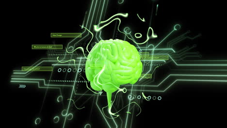 Animation-of-human-brain-and-circuit-board-with-data-processing
