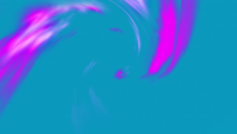 Animation-Von-Wellen-Aus-Rosa-Und-Violettem-Licht,-Die-Sich-Auf-Blauem-Hintergrund-Bewegen