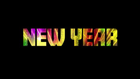 Animation-of-new-year-text-and-fireworks-on-black-background