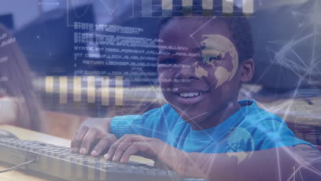 Animation-of-data-processing-over-diverse-schoolchildren-using-computers