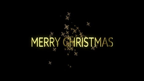 Animation-of-merry-christmas-text-over-snowflakes-on-black-background