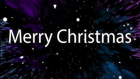Animation-Von-Frohe-Weihnachten-Text-Und-Lichtspuren-Auf-Schwarzem-Hintergrund