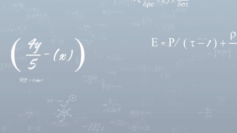 Animation-Mathematischer-Gleichungen-Auf-Grauem-Hintergrund