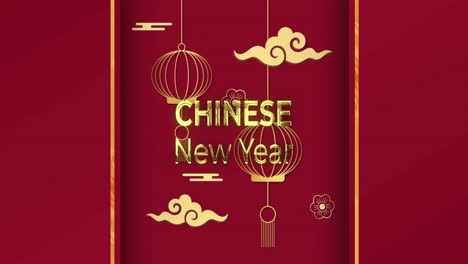 Animation-Des-Chinesischen-Neujahrstextes-über-Chinesischem-Muster-Auf-Rotem-Hintergrund