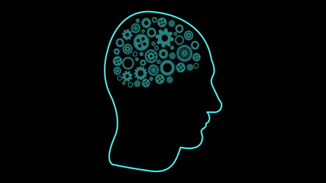 Animation-of-human-brain-with-cogs-over-black-background