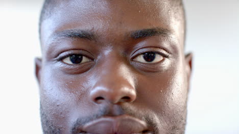 Close-up-of-an-African-American-man's-face
