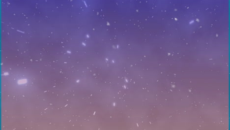 Animation-Von-Leuchtenden-Lichtpunkten-Und-Violettem-Hintergrund