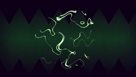 Animation-of-glowing-abstract-liquid-lines-on-black-background