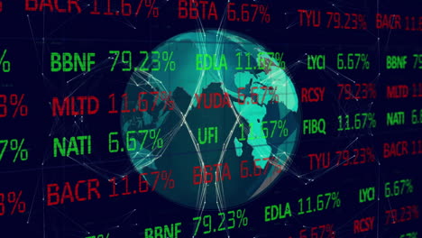 Animation-of-stock-market-and-globe-over-shapes