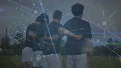 Animation-Eines-Netzwerks-Von-Verbindungen-Zwischen-Verschiedenen-Rugbyspielern