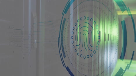 Animation-of-biometric-fingerprint-and-digital-data-processing-over-computer-servers
