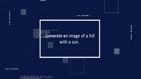 Animation-of-ai-text-and-data-processing-over-blue-background