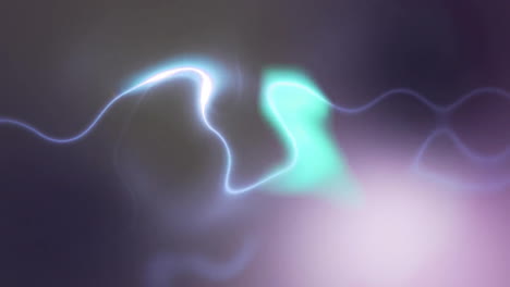 Animation-of-shapes-of-blue-light-on-black-background