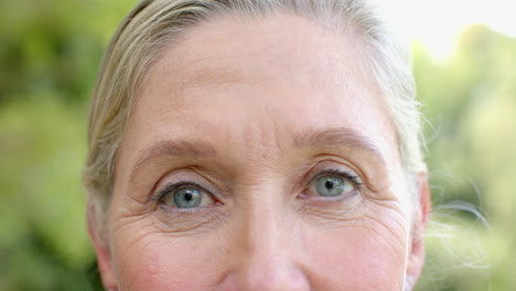 Close-up-of-a-senior-Caucasian-woman's-eyes