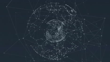 Animation-of-globe-of-connections-on-black-background
